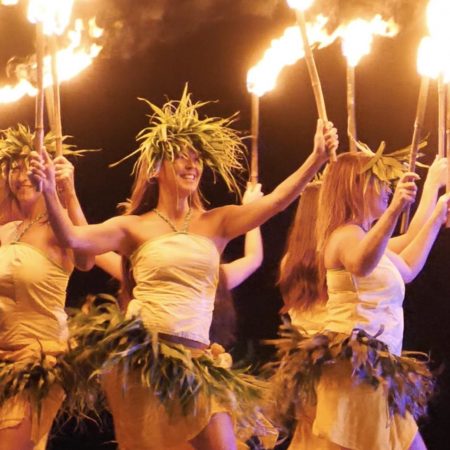 Anainahou Fire Show Fire Dancers Torches Hula Show