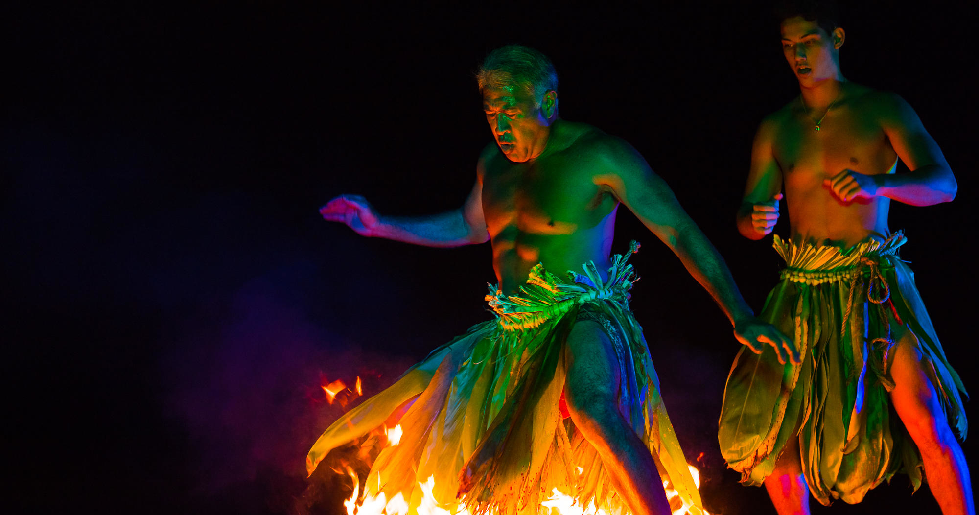 Anainahou Fire Show Fire Show Dancers Flames Night