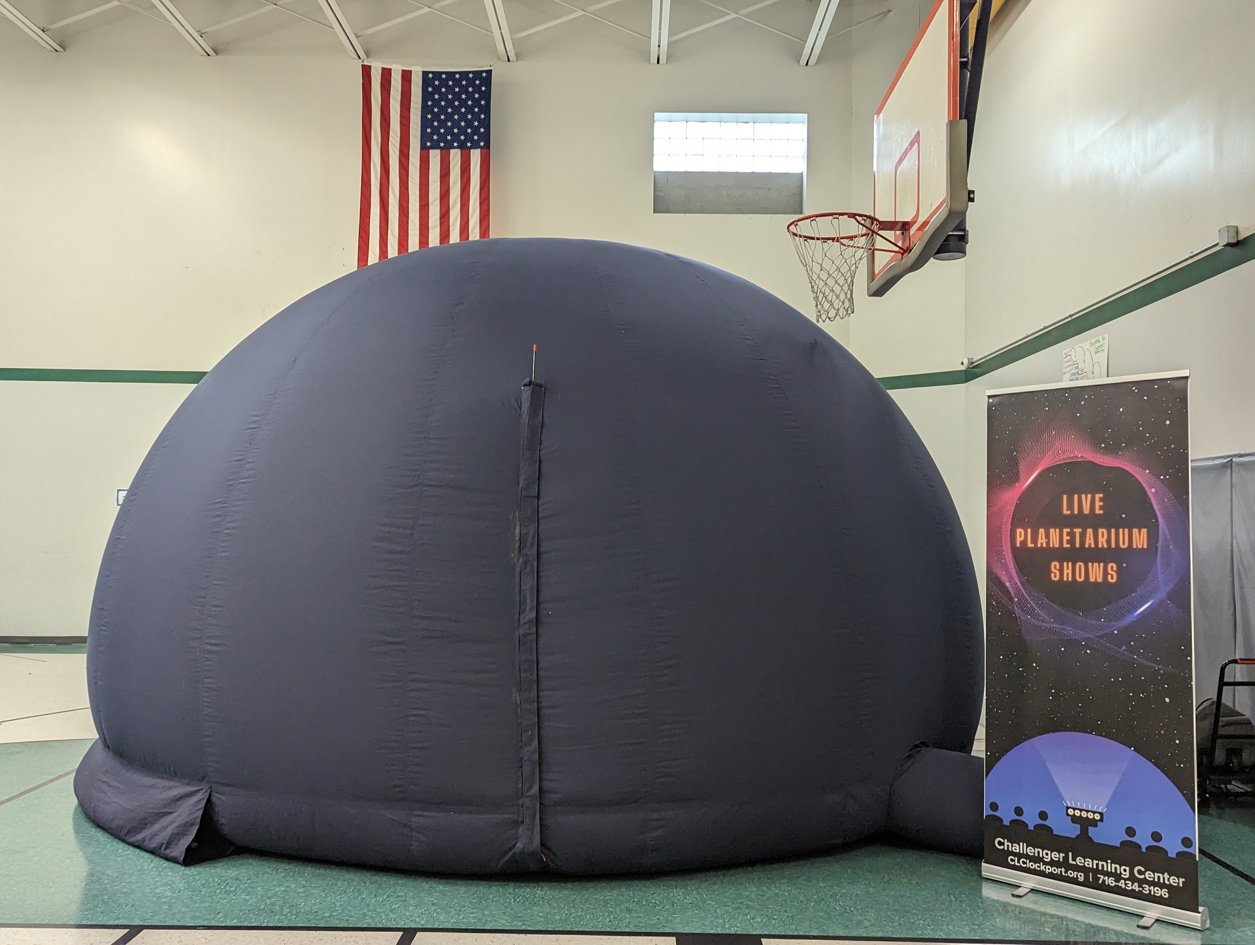 Clclockport Private Planetarium Show Inflatable Planetarium Gym Basketball