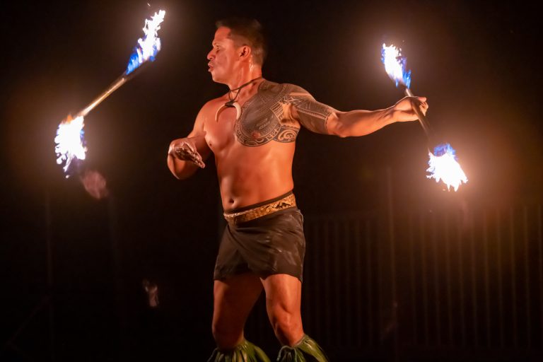 Gilligansmaui General Seating Fire Dancer Performance Night 