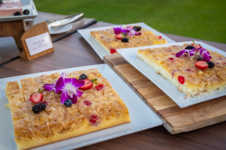 Grandhyattkauailuau General Admission Desserts Fruit Flowers Luau