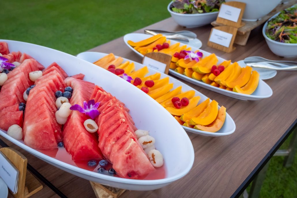 Grandhyattkauailuau General Admission Watermelon Papaya Fruit Platter