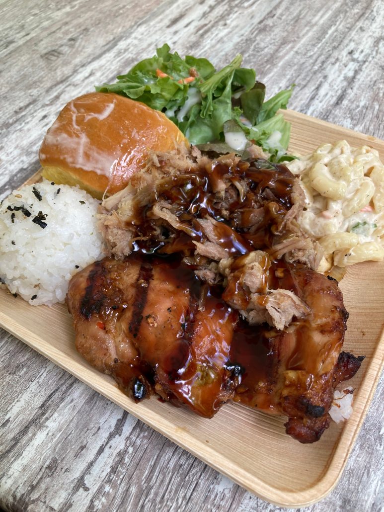 Kawikajoeslimousinehawaii  Private Vip Daytime Hawaiian Authentic Hawaiian Luau Food Plate E
