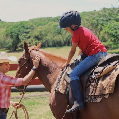 Lanihulientertainment Private Paniolo Luau Girl Horse Riding Instructor Green Field