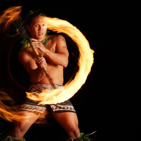 Luau Kalamaku Gold Package Fire Dancer Hula Performance
