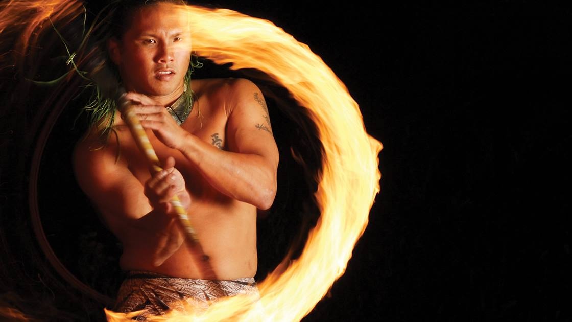Luau Kalamaku Gold Package Fire Dancer Performance Luau