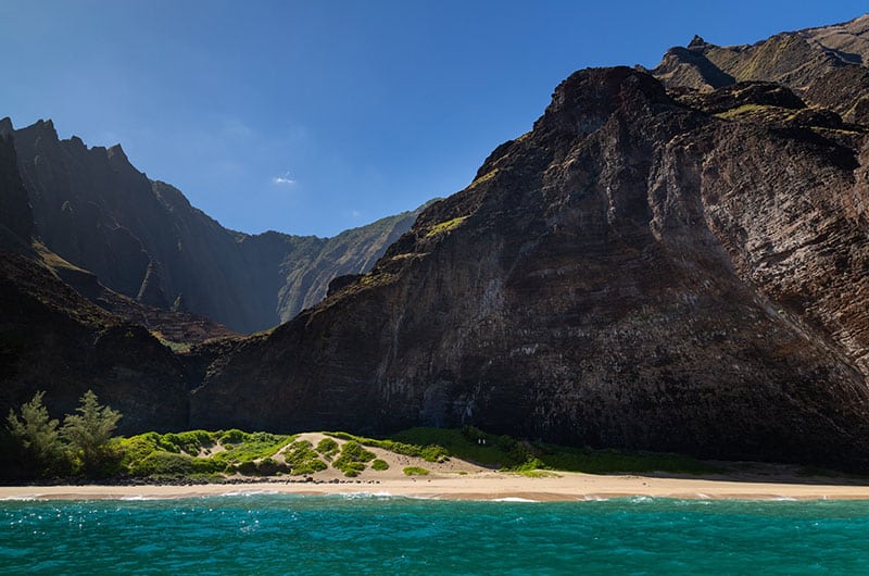 Luau Kalamaku Gold Package Rocky Cliffs Turquoise Water Sandy Beach