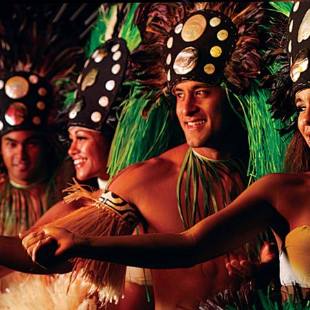 Luau Kalamaku Manor House Experience Dancers Colorful Costumes Performance