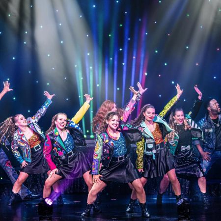 Mountainofentertainmenttheater Array Variety Show Performers Colorful Jackets Stage