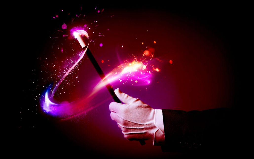 Nathanburton Nathan Burton Magic Show New Theater Magic Wand Sparkles Glow