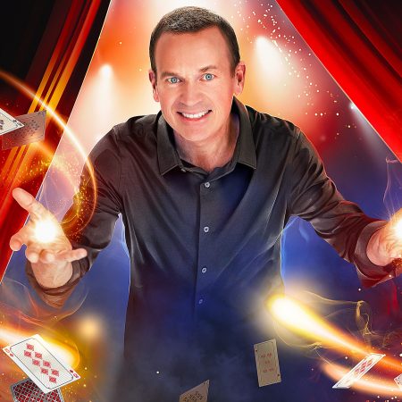 Nathanburton Nathan Burton Magic Show New Theater Magician Playing Cards Stage Light