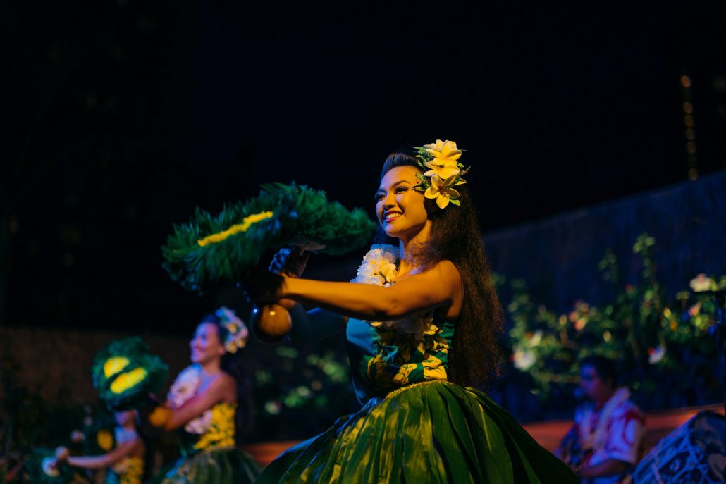 Painawaikikiluau General Seating Hula Dancer Floral Crown Night Performance