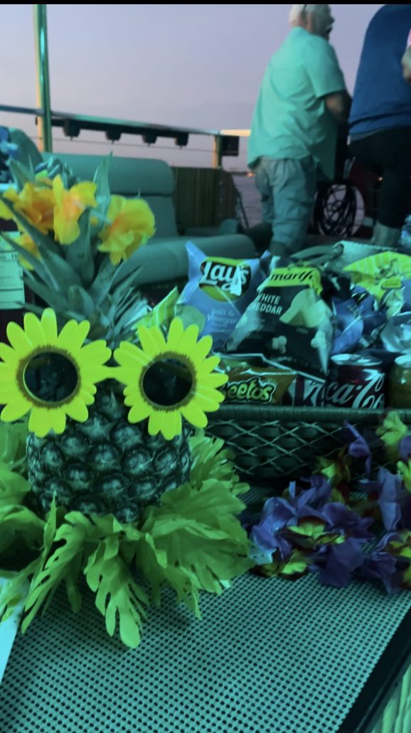 Puntagordaadventures Club Tiki Led Luau Pineapple Sunglasses Luau Snacks
