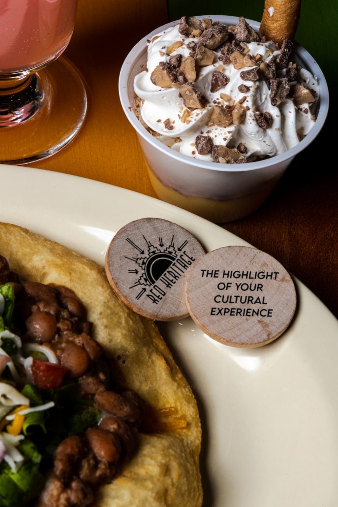 Red Heritage Red Heritage Dinner Show Dinner Show Dessert Taco