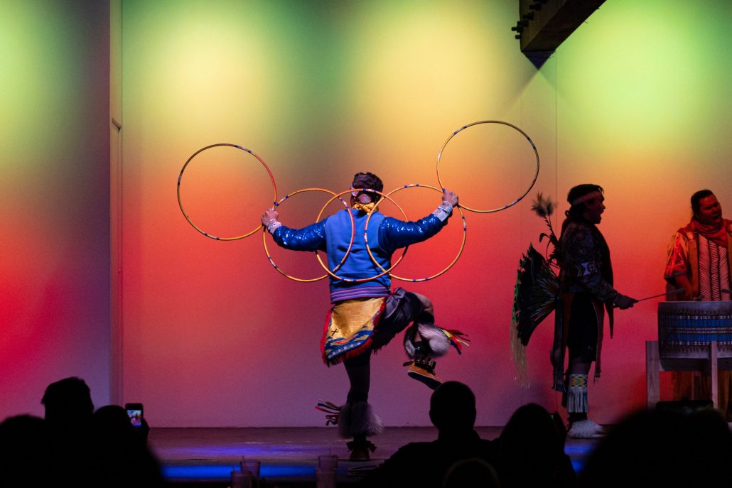 Red Heritage Red Heritage Dinner Show Hoop Dancer Colorful Lighting