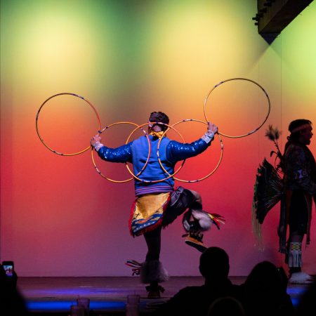 Red Heritage Red Heritage Dinner Show Hoop Dancer Colorful Lighting