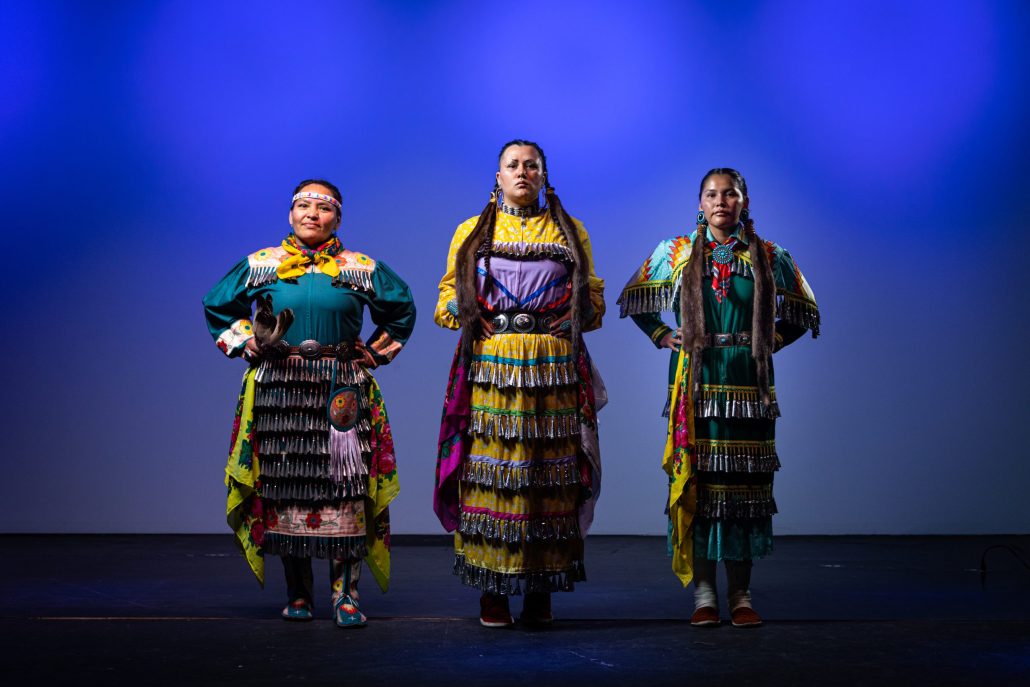 Red Heritage Red Heritage Dinner Show Native Dancers Colorful Costumes Stage
