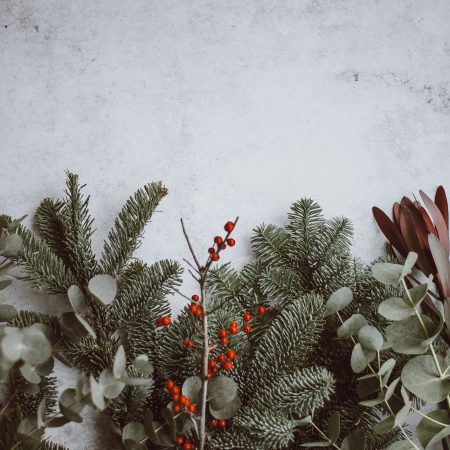 Rigatonysdinnershow Christmas At Myrtle Beach Eucalyptus Evergreen Red Berries Floral Arrangemen
