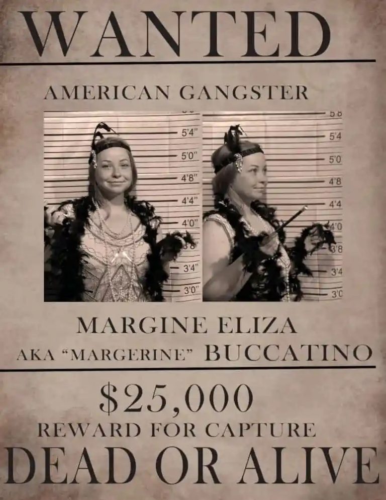 Rigatonysdinnershow Riga Tony S Murder Mystery Wanted Gangster Mugshot Vintage