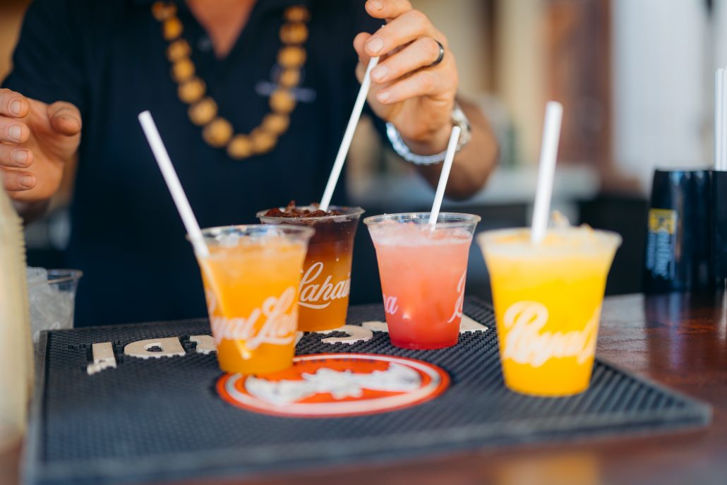 Royallahaina General Admission Colorful Drinks Bar Counter