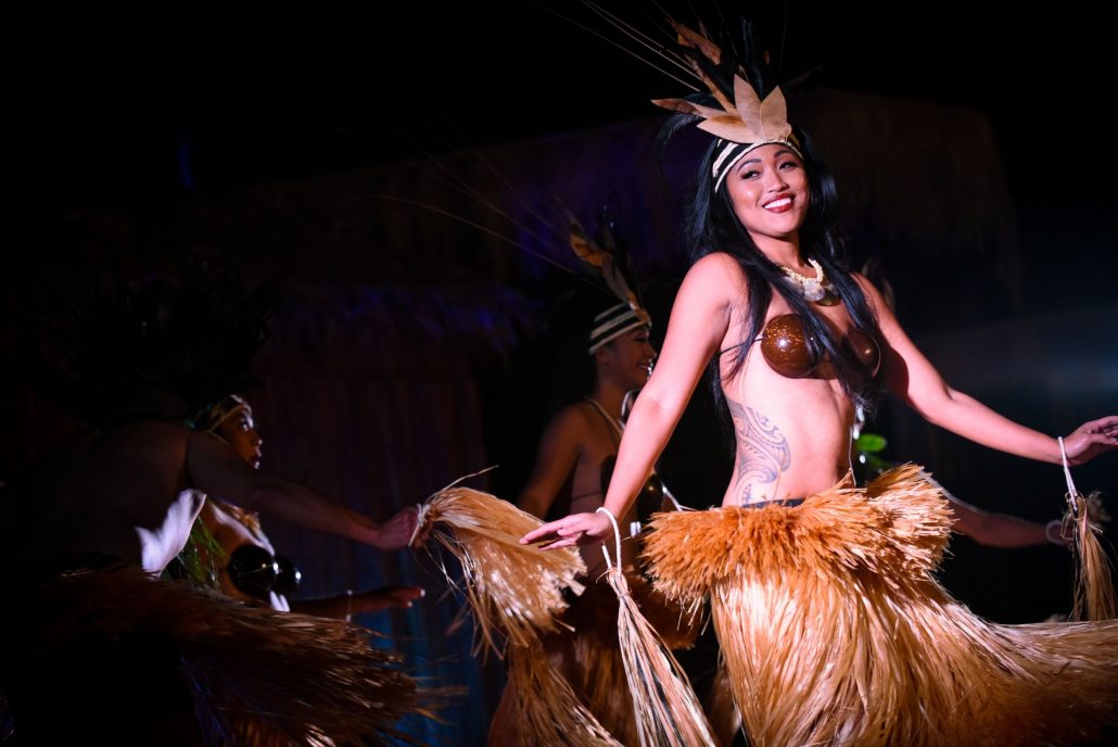 Royallahaina General Admission Hula Dancer Feather Headpiece Tattoo
