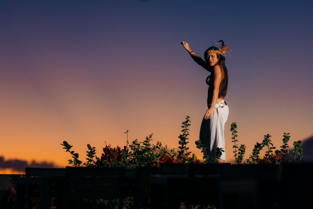 Royallahaina General Admission Hula Dancer Sunset Flowers