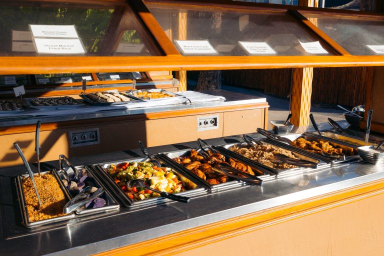 Royallahaina General Admission Luau Buffet Food Trays
