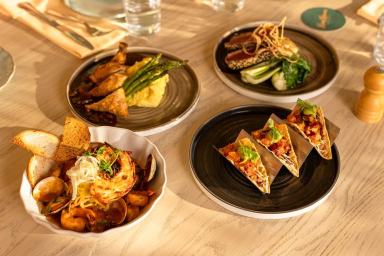 Royallahaina General Admission Luau Dishes Seafood Asparagus Tacos