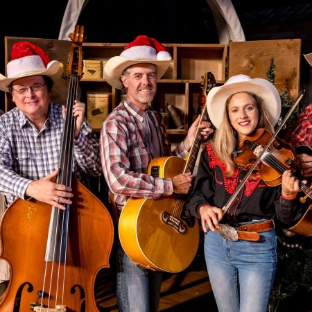 Theshepherdofthehills An Old Trail Christmas Chuckwagon Show Christmas Show Musicians Cowboy Hat