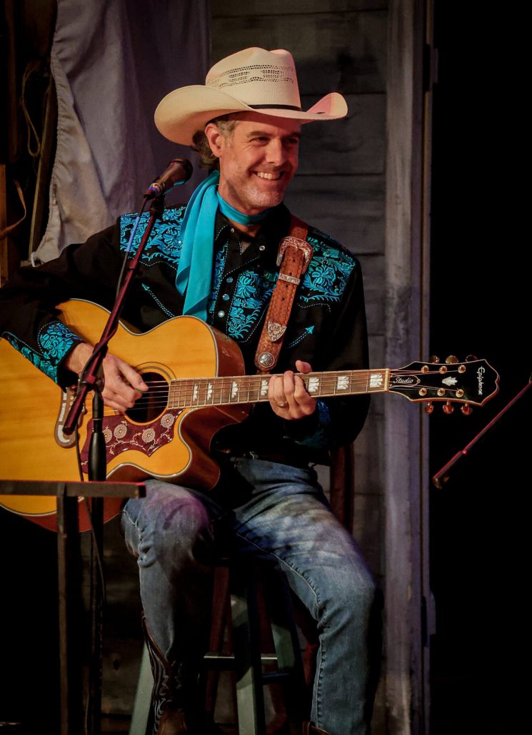 Theshepherdofthehills An Old Trail Christmas Chuckwagon Show Musician Guitar Hat Stage