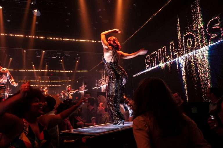 Vegasgirlsnightout Discoshow Discoshow Dancer Stage Lighting 