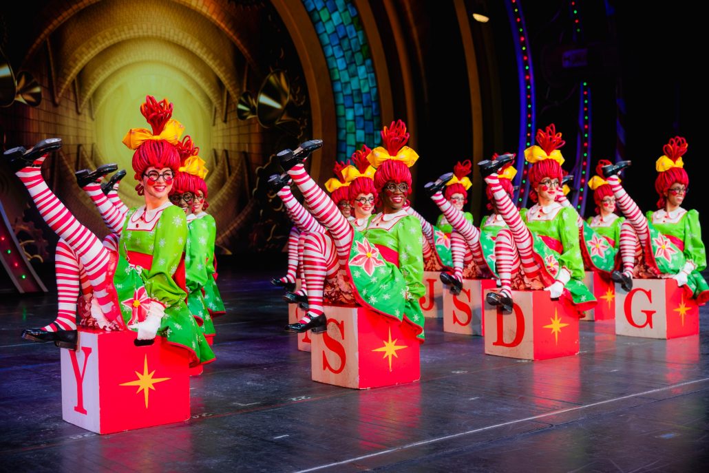 Walksnyc Radio City Christmas Spectacular Show  Performers Colorful Costumes Dance Show